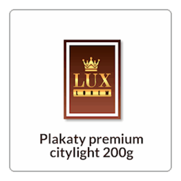 Plakaty 200g premium półmatowe do podświetleń