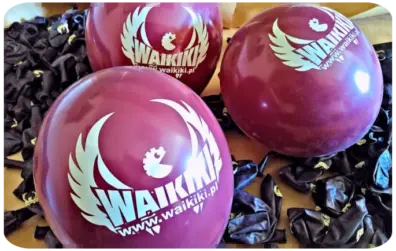 nadruki na balonach