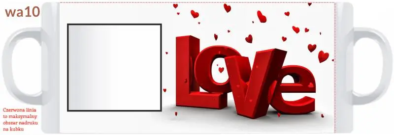 kubek na walentynki