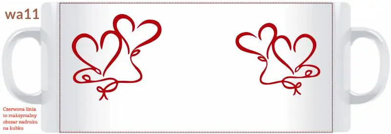 kubek na walentynki