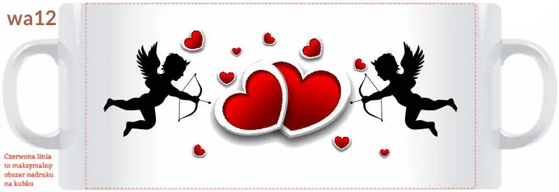kubek na walentynki
