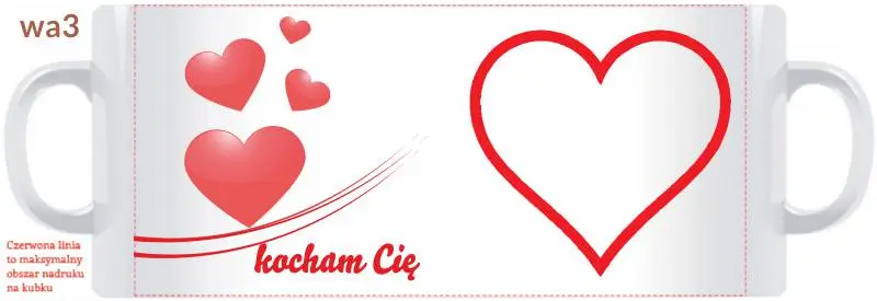 kubek na walentynki