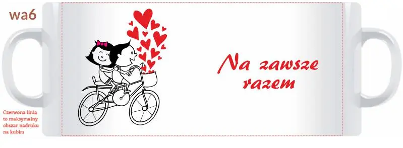 kubek na walentynki