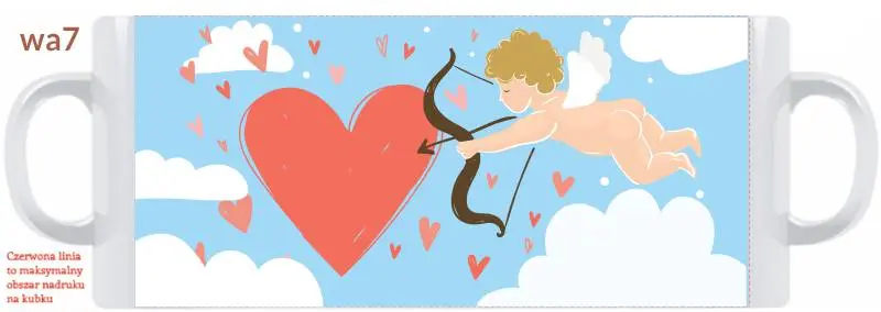 kubek na walentynki