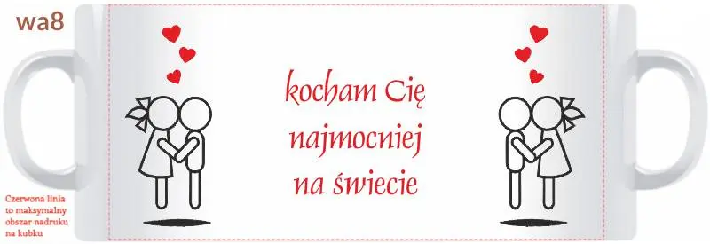 kubek na walentynki