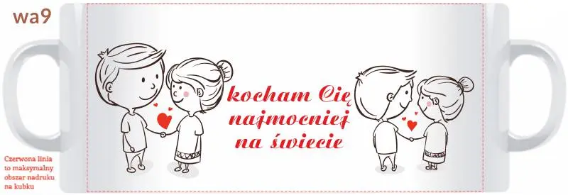 kubek na walentynki