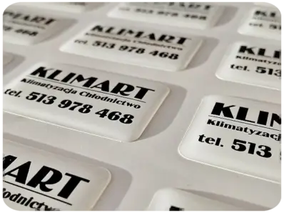 naklejki 3d żywica eposksydowa