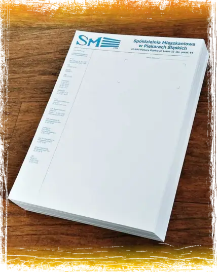 Drukarnia papiery firmowe