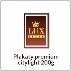 Plakaty citylight premium 200g