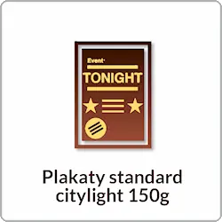 Plakaty 150g do podświetlania