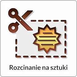 Rozcinanie naklejek na pojedyncze sztuki